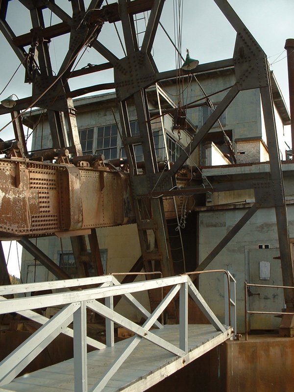 Gold dredge at Chicken, Alaska