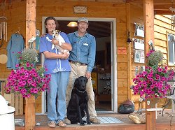 Your hosts at The Outpost - Chicken, Alaska