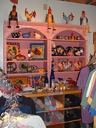 A corner of the gift store at The Outpost - Chicken, Alaska