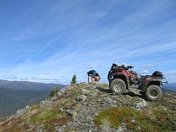 ATVing on Chicken Ridge - Chicken, Alaska